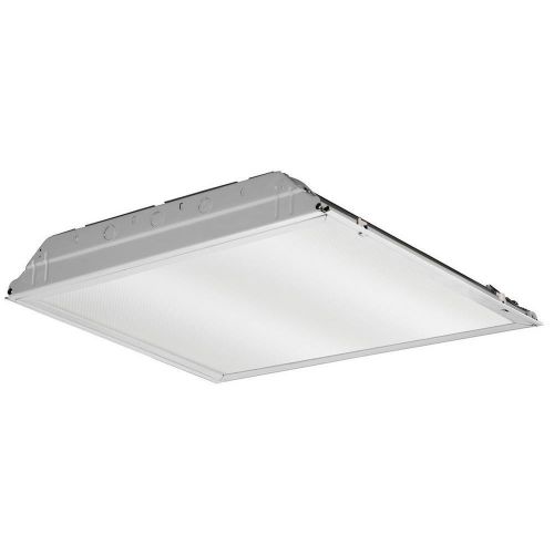 2 ft. x 2 ft. white led lay-in troffer with prismatic lens for sale