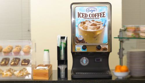 Commercial ICED COFFEE Maker 2 Flavor Refrigerated Beverage Dispenser bunn fetco