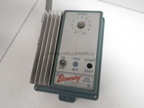 PN2400-8000 PN24008000 LWS 25/200 Browning Speed Controller (Used and Tested)