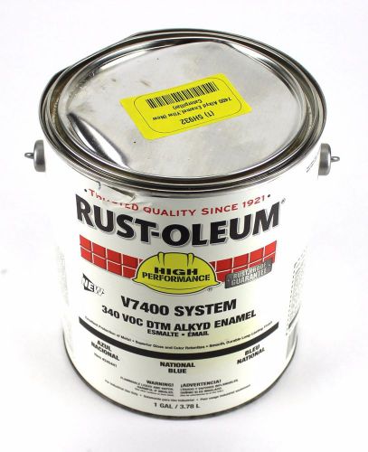 Rust-oleum 245441 dtm alkyd enamel paint v7400 system national blue 1 gallon pa for sale