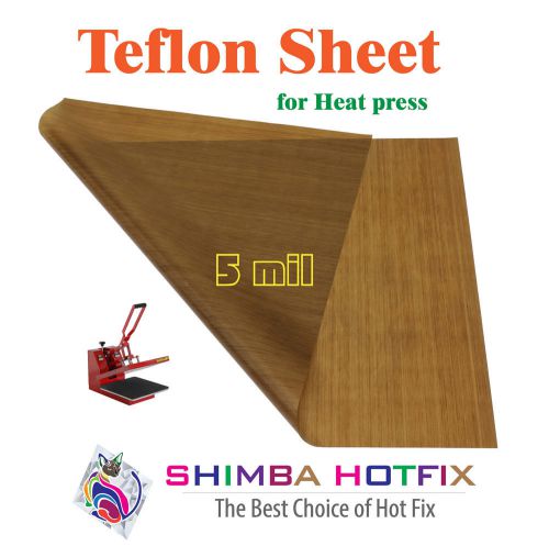 Thick Teflon Sheet for Heat Press 15X15   5 mil (0.05 inch)