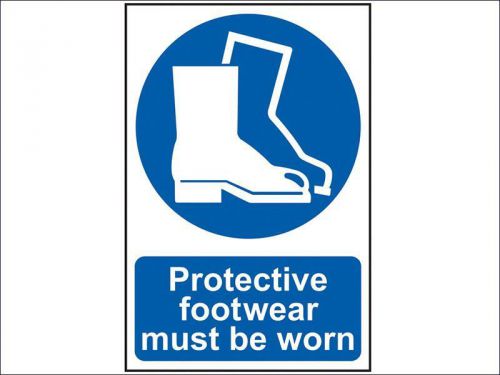 Scan - Protective Footwear Must Be Worn - PVC 200 x 300mm