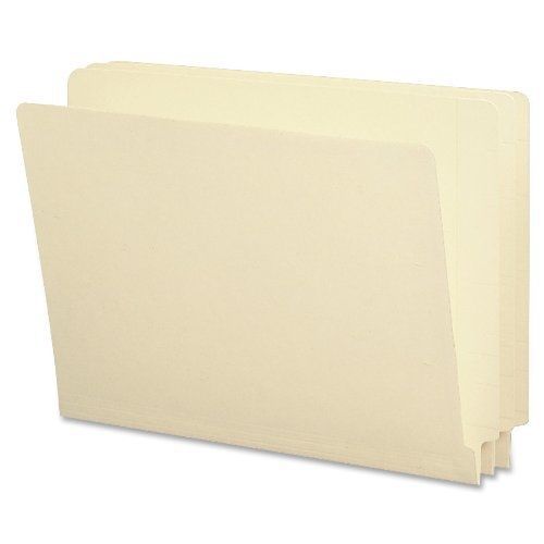 Smead End Tab 100% Recycled File Folder, Shelf-Master® Reinforced Straight-Cut
