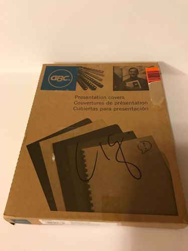 Swingline Clear View Presentation Binding System Cover 11 x 8-1/2 Clear 100/Box