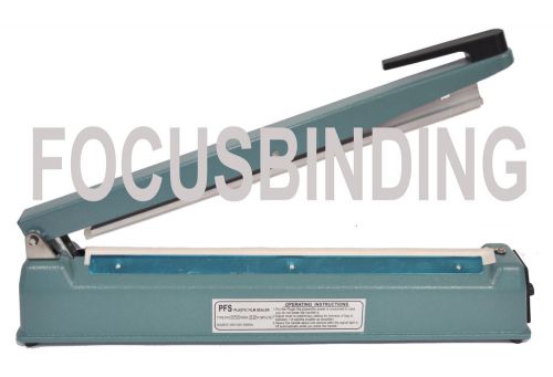 Heavy duty manual 12&#034; 300mm metal heat impulse seal machine sealer plastic films for sale