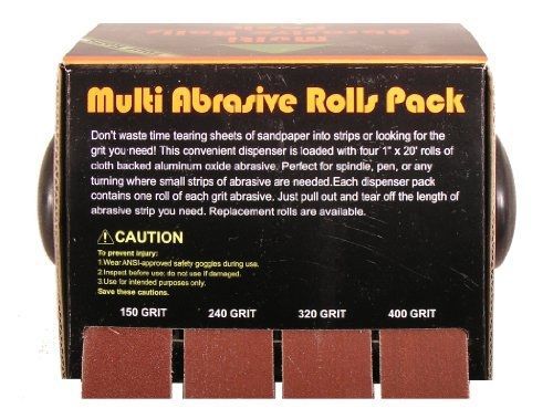 Big Horn Corp. 22180 Abrasive 4 Roll Multi Pack
