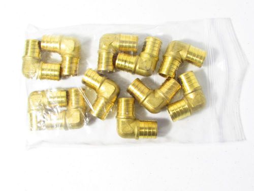 LOT OF 11, 2&#034; Elbow LEAD FREE Brass Crimp Cinch  AB1953