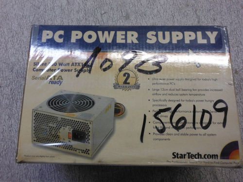 STAR TECH SILENT 330 WATT ATX12V COMPUTER POWER SUPPLY, NEW- OLD STOCK