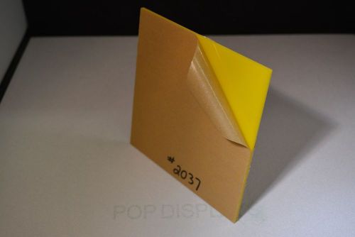 acrylic  plexiglass  sheet  Yellow color # 2037 1/8 &#034;x 15.7/8&#034;x15.7/8&#034;