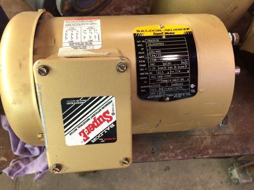 VEM3538 1/2 HP, 1735 RPM BALDOR ELECTRIC MOTOR SUPER E 230/460 VOLT 3 PH.