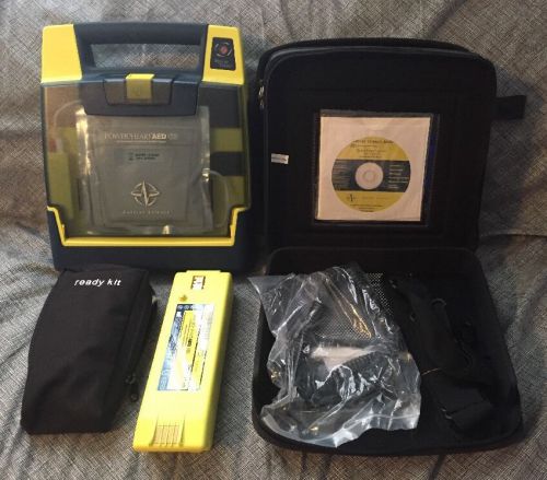 CARDIAC SCIENCE POWERHEART AED G3 W/Battery &amp; ready kit FREE SHIPPING!!! lOOk!!!