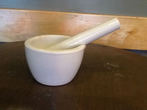 Coors Mortar and Pestle 60319 / 60320, 275mL, Porcelain, Clean, Excellent