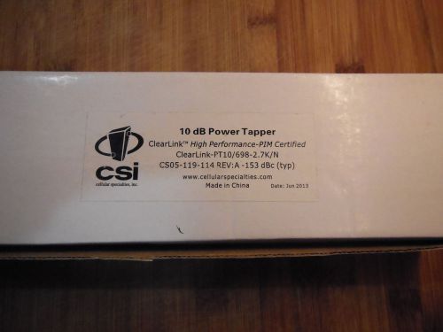CSI Westell CS05-119-114 Rev A 10dB Power Tapper -153dBc PIM