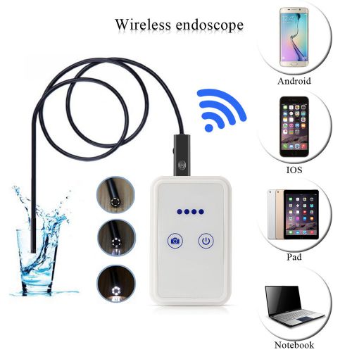 9mm 2m wifi wireless endoscope borescope ip66 waterproof inspection snake camera for sale