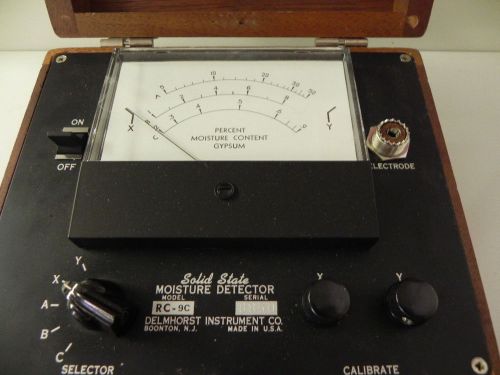 Delmhorst Instrument Co Solid State Moisture Detector Used