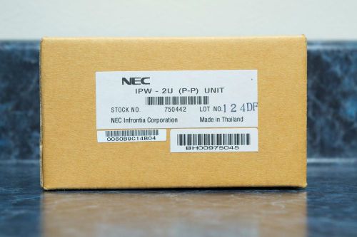 NEC IPW-2U(P-P) Unit Duplex Switch
