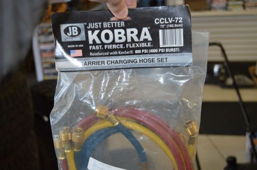 Brand new jb cclv-72 kobra enviro-safe barrier charging hose set for sale