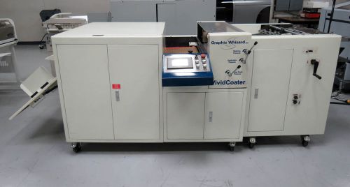 Graphic whizard vividcoater xdc 660a uv coating system – tec lighting olec for sale