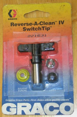 Graco 221631 reverse-a-clean iv (rac iv) switchtip airless spray tip for sale