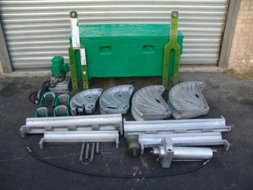 Greenlee 881 ct hydraulic bender emt rigid imc 2 1/2&#034; - 4&#034; greenlee 960 pump for sale