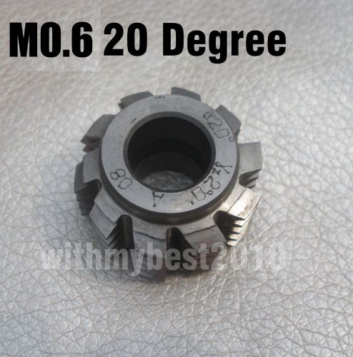 1pcs gear hob m0.6 bore 8mm 20 degree hss module 0.6 gear hob cutter 25mm dia a for sale