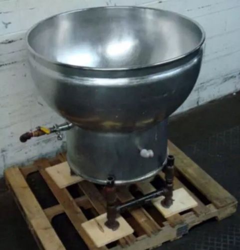 HUBBERT 60 GALLON DROP IN OR LOW PROFILE STAINLESS STEEL STEAM KETTLE