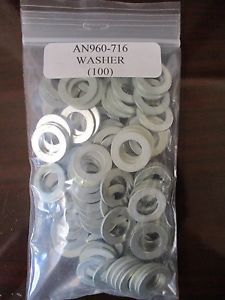 AN960-716 Steel Washer 7/16&#034; I.D. - Lot of 100 pieces