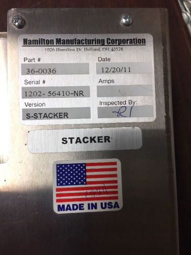 Hamilton SINGLE STACKER 36-0036 #1