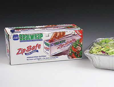 18&#034; x 2,000&#039; Food Grade Stretch Wrap in ZipSafe Carton (1 Roll)