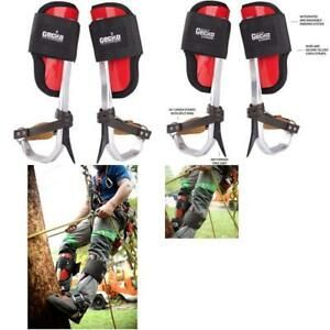 Notch Gecko Aluminum Climbers (Tree Gaffs) With Straps