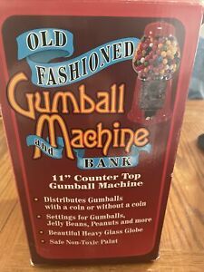 GNP Junior Old Fashioned Red Gumball Machine Toy Bank Red