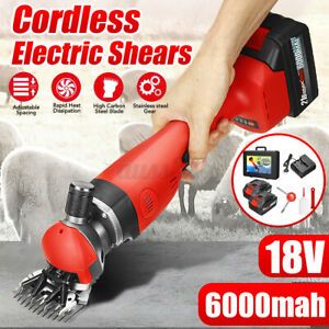 Cordless Heavy Duty Electric Shearing Professional Hair Clipper Farm Animal