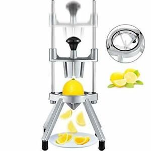 Happbuy 4-Section Commercial Easy Wedger Stainless Steel Blade Fruit Lime Sli...
