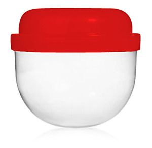 50 RED Vending Machine Capsules 2&#034;, Empty Acorn Cases for Gumball Containers,