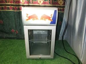 Red Bull Energy Drink Mini Fridge Table Top Small Refrigerator VV2 Small Cooler