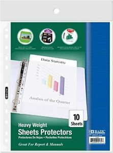 Sheet Protectors | Top Loading | Heavy Weight (10/Pack)