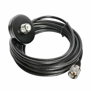 SO239 Mount Magnet Base With PL259 Plug for Icom IC-F5011 IC-F6011 Mobile Radio