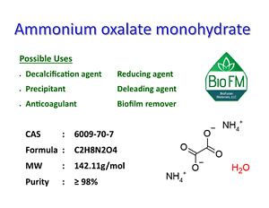 100g Ammonium oxalate monohydrate
