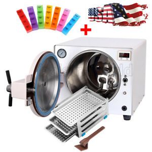 18L Dental Lab Medical Autoclave Sterilizer Steam Sterilization Automatically us