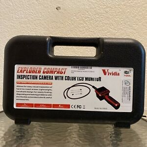 Vividia 9mm Portable Digital Flexible Inspection Camera with 2.4&#034; LCD Monitor
