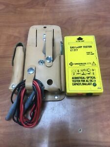Greenlee 5715 Gas Lamp  LT277  Lamp Tester