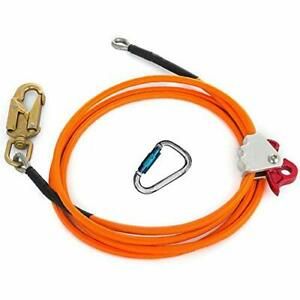Steel Wire Core Flip Line Kit, 1/2&#034; X 10&#039; Wire Core Flipline with Triple Lock