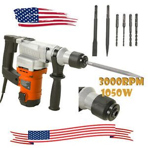 Electric Demolition Jack Hammer Breaker Punch Chisel Bit w/ 5/8&#039;&#039;Hex Shank Bits