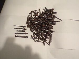 125 Assorted 1/4 28 Threaded Collet Drill Bits.