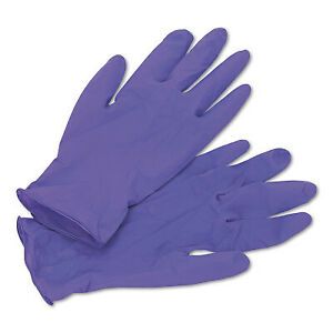 10&#034; SIZE MEDIUM SAFESKINPURPLE NITRILE EXAM GLOV 55082  - 1 Each