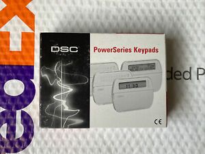 DSC PK5500ENG v1.3NA White PowerSeries 64 Zone Full Message Keypad