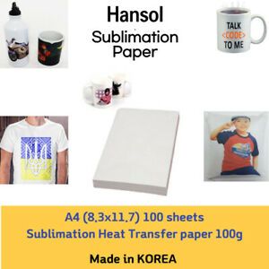 sublimation paper 100sheet A4(8.3x11.7 inch) mug,polyester textile,metal,t-shirt