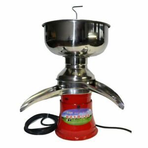 Electric Milk Cream Separator Stainless Steel Centrifugal Butter Making Supplies