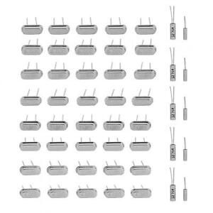 50pcs 10 Value 32.768KHz-24MHz DIY Quartz Resonators Oscillator Assorted Kit