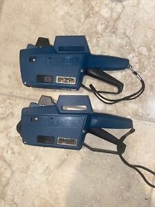 GARVEY Contact 22-8 LABEL PRICE GUN 1-line Lot Of 2 Working.